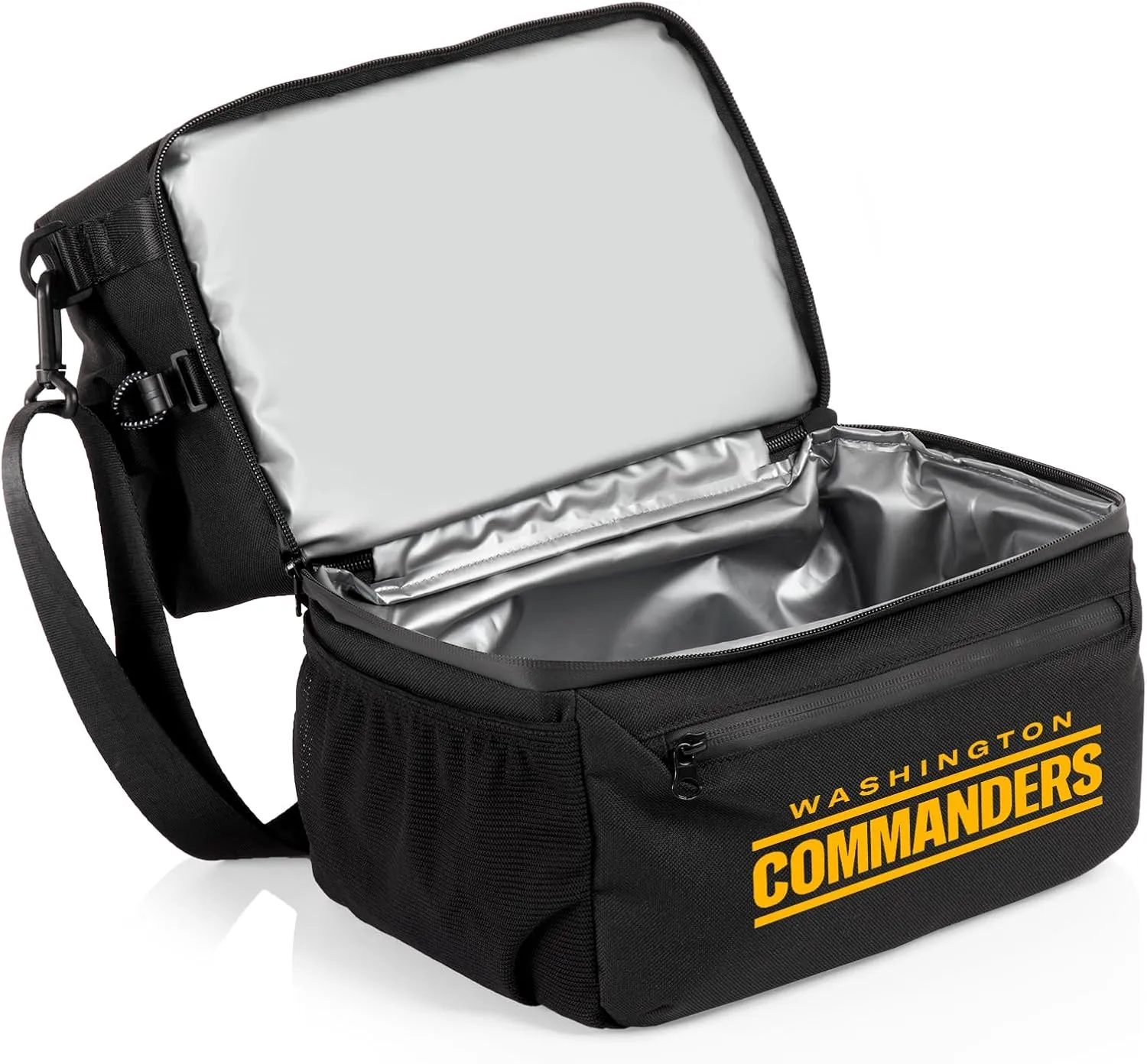 PICNIC TIME NFL unisex-adult NFL Tarana Lunch Bag Cooler with Utensil Set, Lunch Box made of Recycled Material