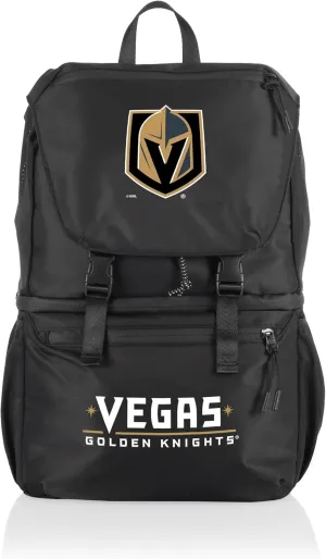 PICNIC TIME NHL Vegas Golden Knights Tarana Backpack Cooler made with Recycled Material, Soft Cooler Backpack, Upcycled Cooler Bag, (Carbon Black)