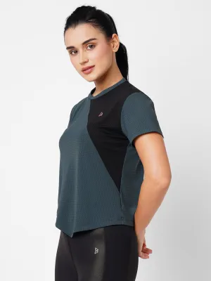Pine Green Mesh Tee