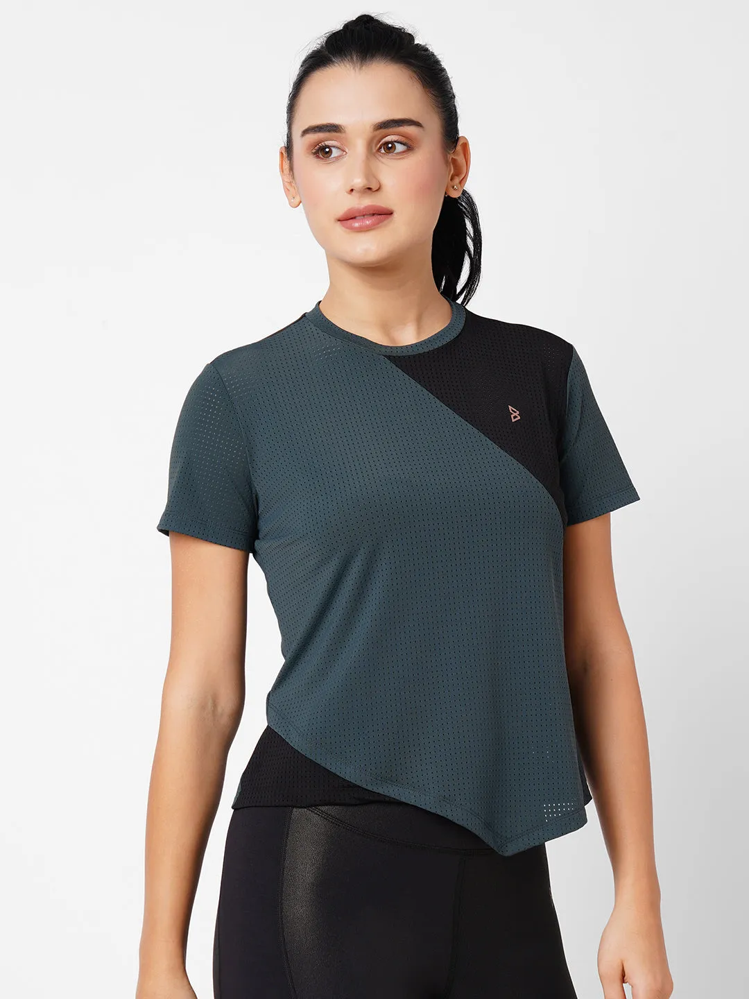 Pine Green Mesh Tee