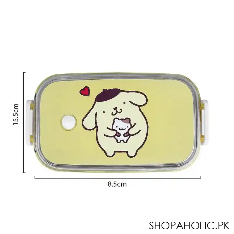 Pompompurin Stainless Steel Seal Insulated Lunch Box, Yellow, Tq29-29