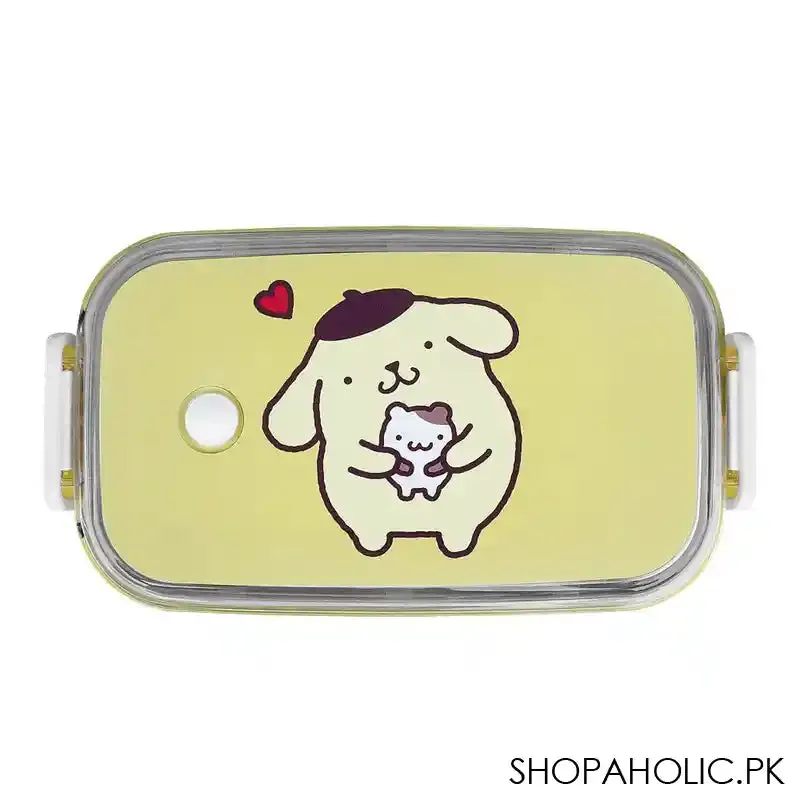 Pompompurin Stainless Steel Seal Insulated Lunch Box, Yellow, Tq29-29