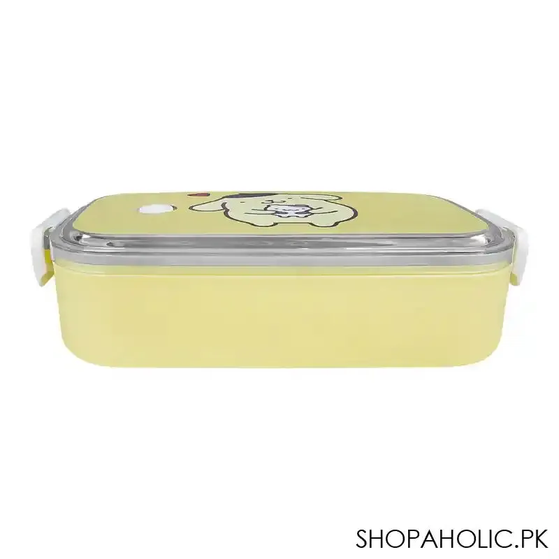 Pompompurin Stainless Steel Seal Insulated Lunch Box, Yellow, Tq29-29