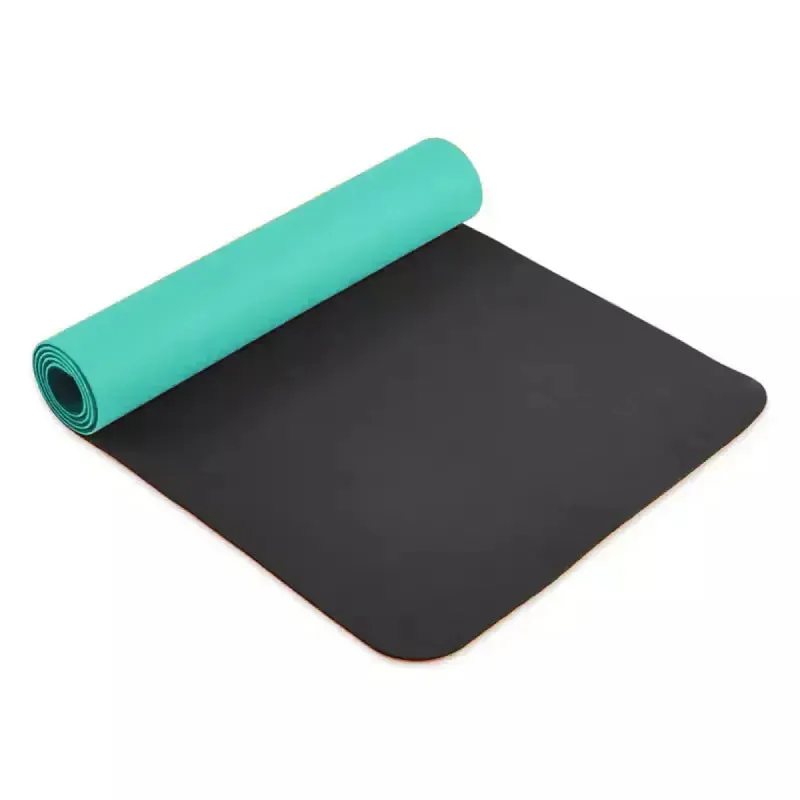 Premium Anti-Skid Supersoft Dual Color Yoga Mat (6 mm, Green)