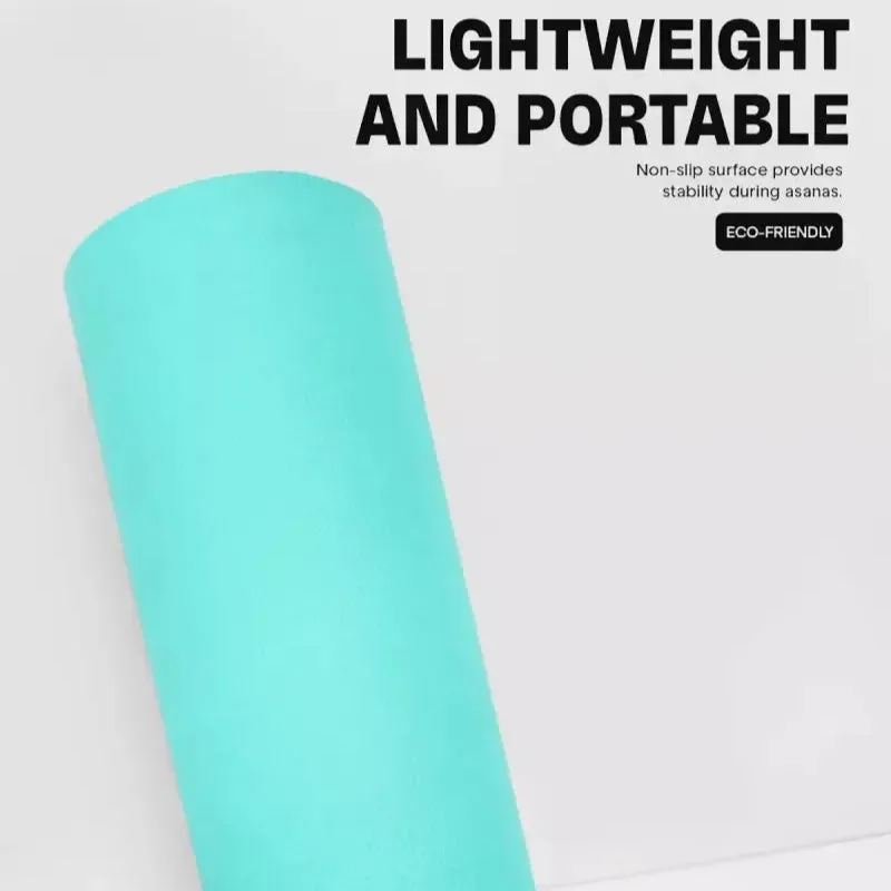 Premium Anti-Skid Supersoft Dual Color Yoga Mat (6 mm, Green)