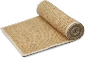 Premium Handmade Straw Yoga Mat - Eco-Friendly & Reversible
