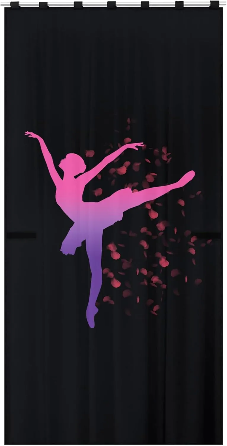 Privacy Curtain for Dance Bag, 59x31.5 Inch Privacy Screen, Portable Dance Changing Room Curtains for Garment Bag, Dancer Accessories (Without Rack and Bag)