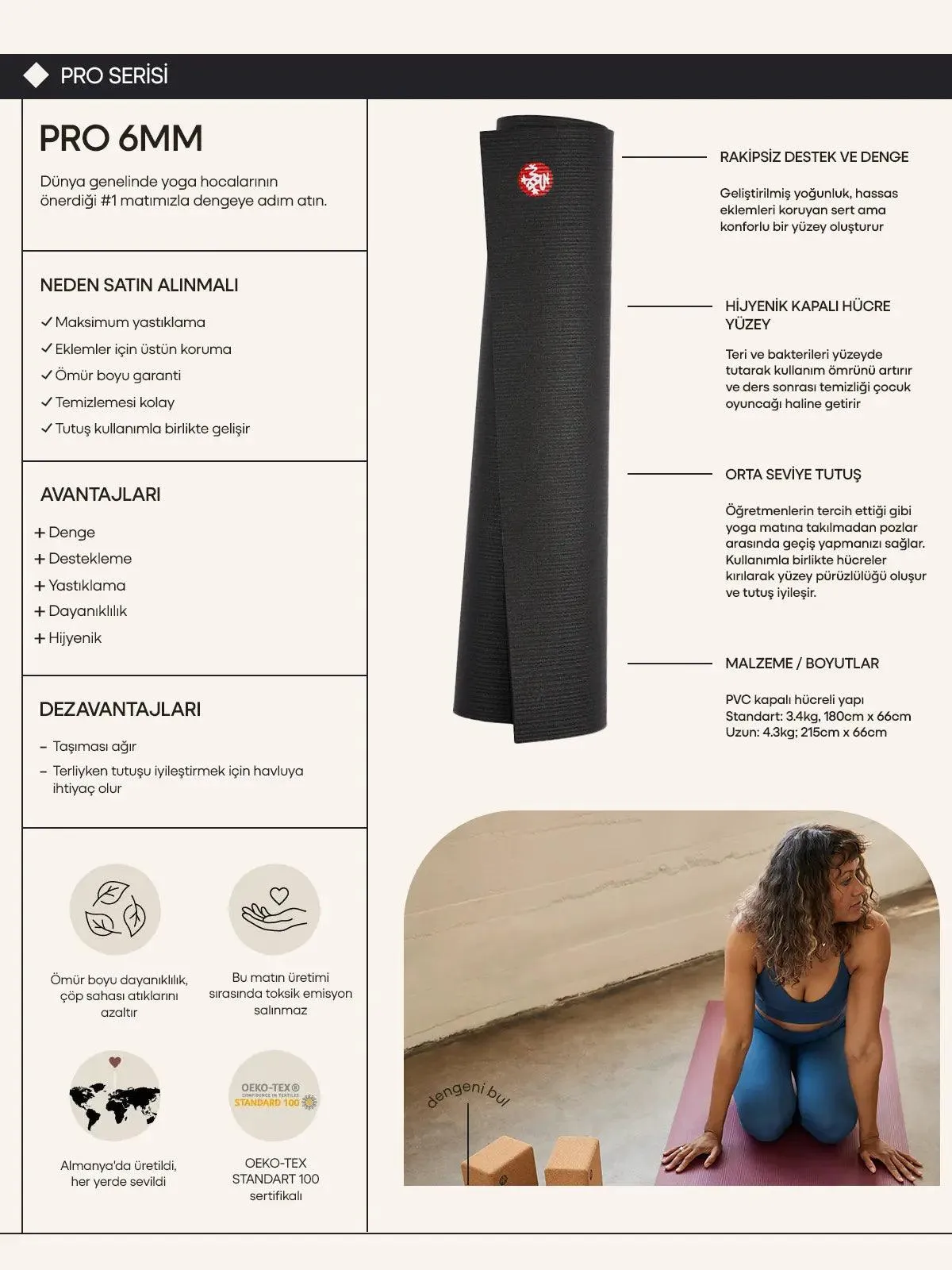 PRO™ Mat Gerry Lopez Midnight 6mm Yoga Matı