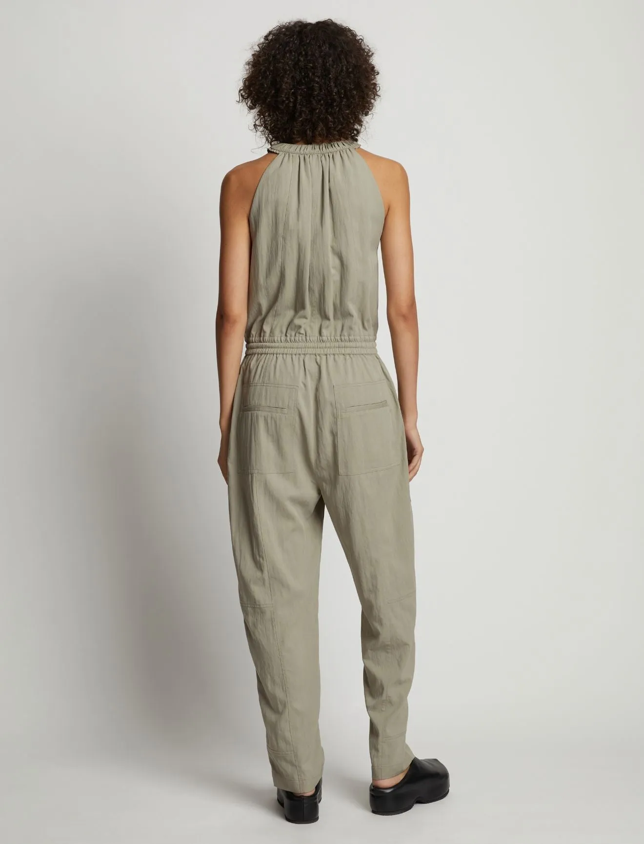 Proenza Schouler White Label | Drapey Tank Jumpsuit - Black