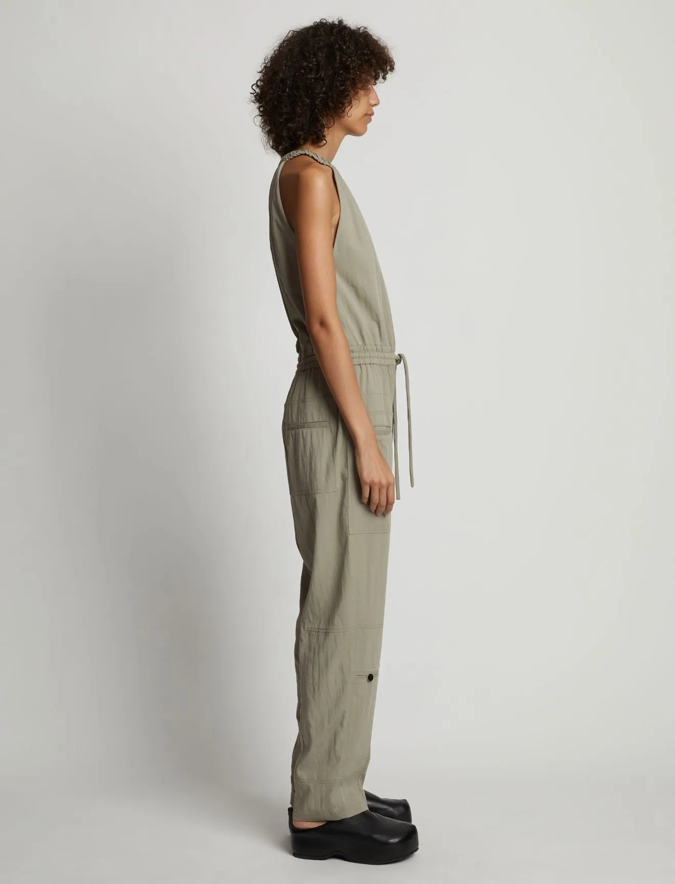 Proenza Schouler White Label | Drapey Tank Jumpsuit - Black
