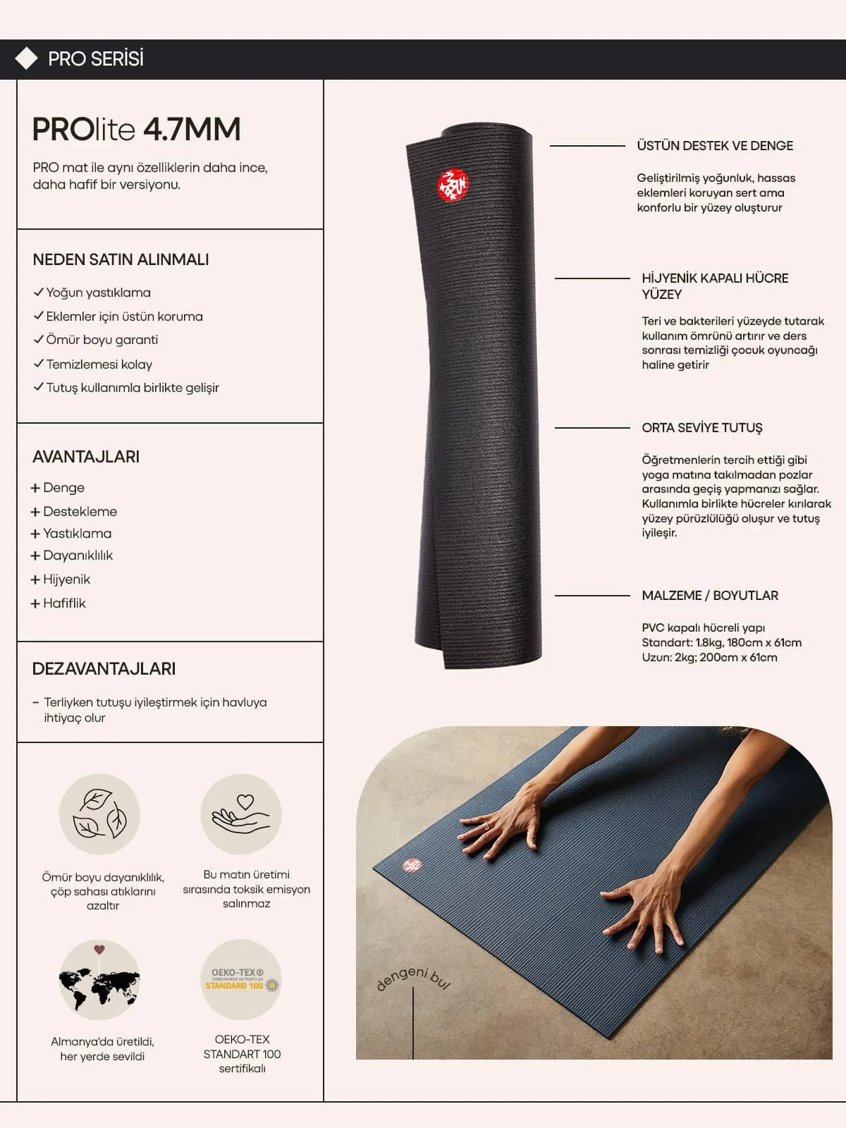 PROlite® Yes Please 4.7mm Yoga Matı
