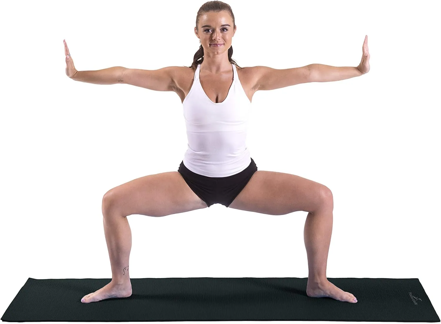 ProsourceFit Original Yoga Exercise Mat ¼” (6mm) Thick for Comfort and Stability with Carrying Straps, Non Slip –Multiple Colors