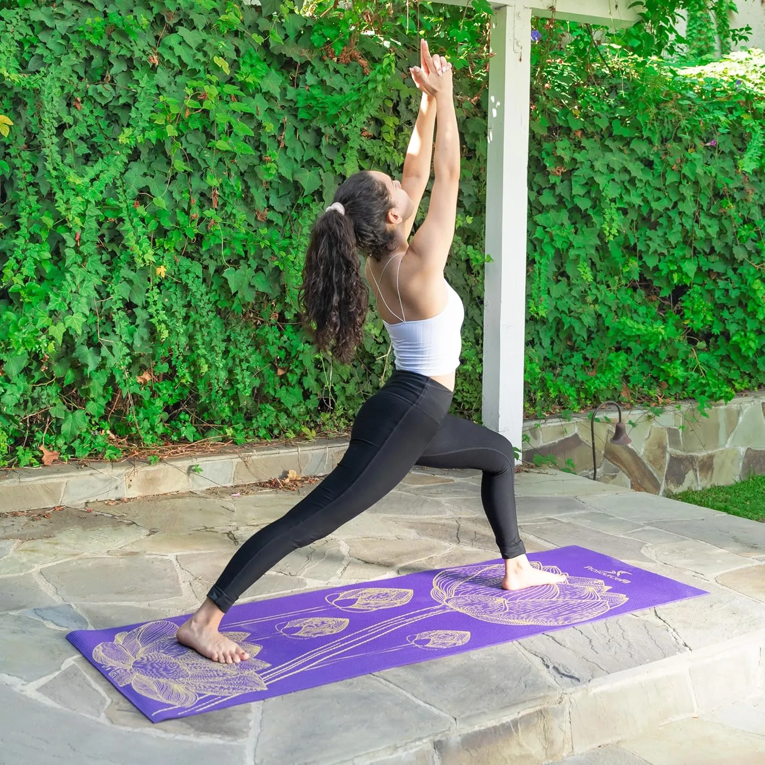 ProsourceFit Yoga Mats 3/16” (5mm) Thick for Comfort & Stability with Exclusive Printed Designs