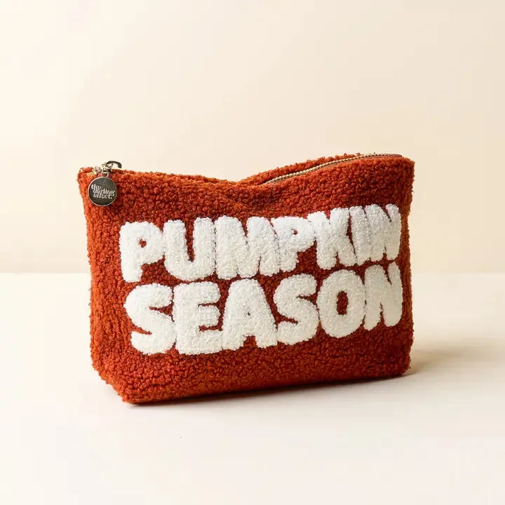 Pumpkin Teddy Pouch