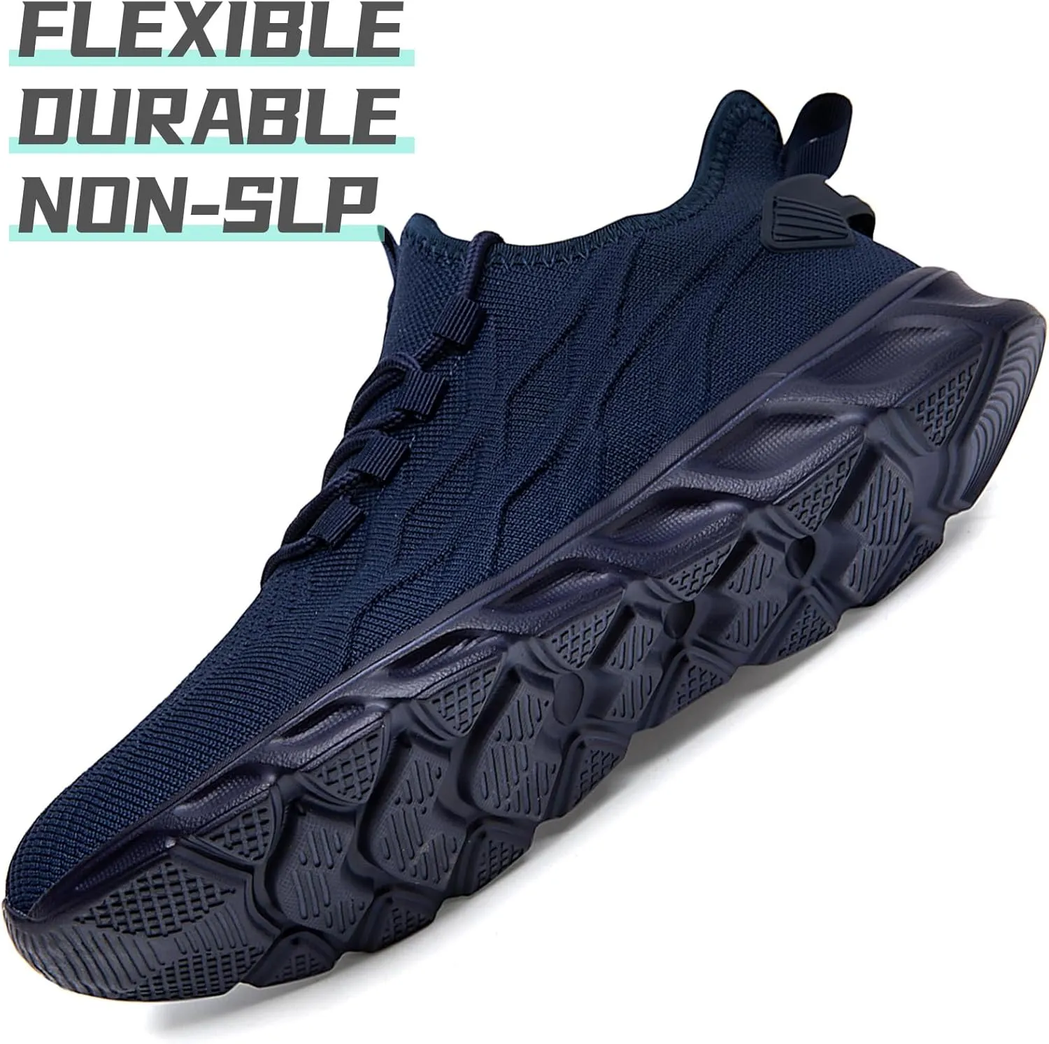 QIJGS Running Shoes for Men Gym Tennis Athletic Mesh Sneakers Lightweight Sports Fashion Workout Casual Shoes