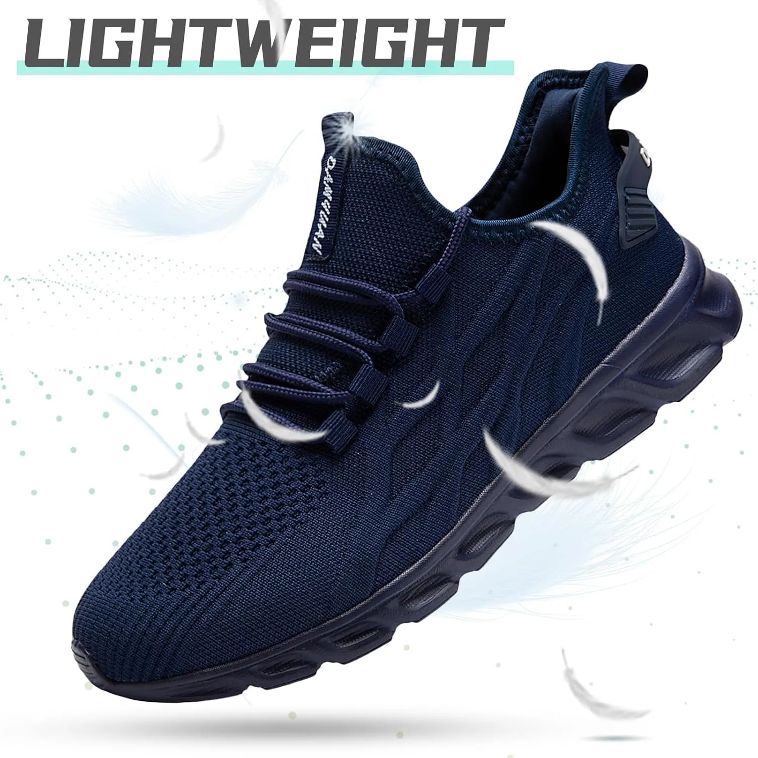 QIJGS Running Shoes for Men Gym Tennis Athletic Mesh Sneakers Lightweight Sports Fashion Workout Casual Shoes