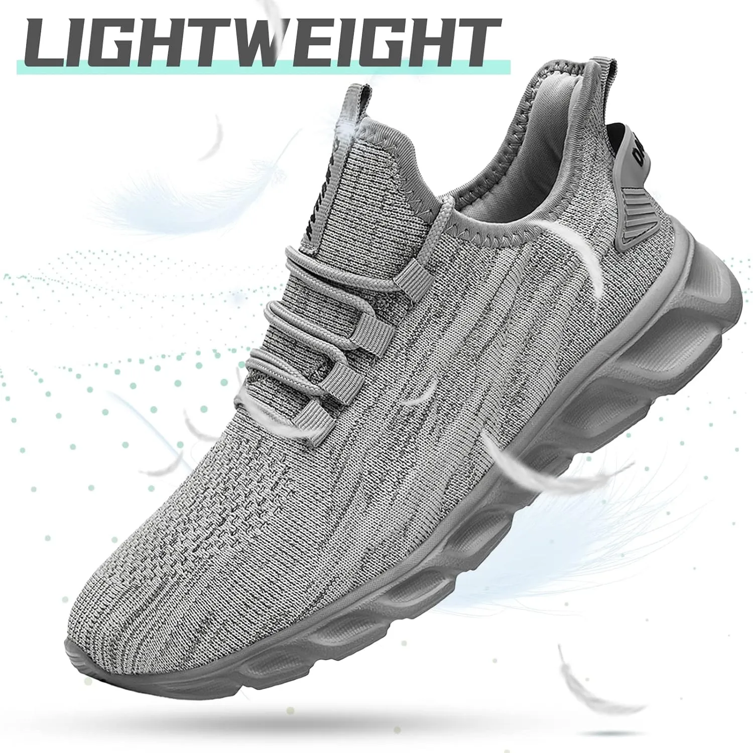 QIJGS Running Shoes for Men Gym Tennis Athletic Mesh Sneakers Lightweight Sports Fashion Workout Casual Shoes