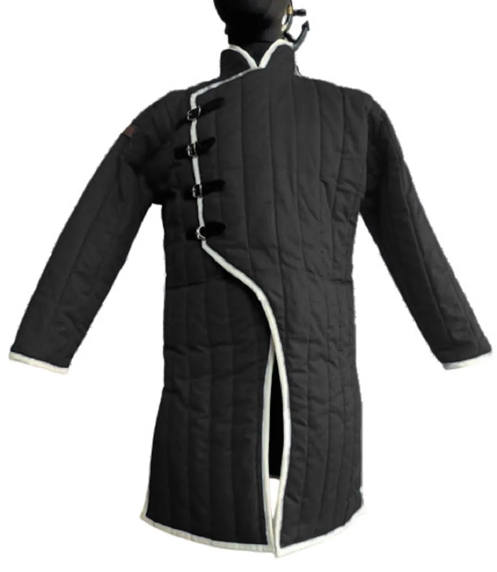 "Battle-Ready Viking Gambeson – Quilted Armor Jacket for Medieval Reenactment, SCA & LARP Combat" (Medium)