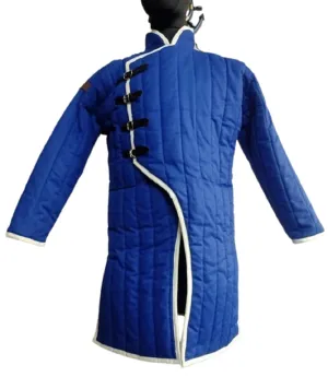 "Medieval Viking Gambeson Armor – Padded Aketon Jacket with Full Sleeves – Quilted Cotton Body Armor for LARP, SCA, Reenactment, Costume & Combat" (Small)