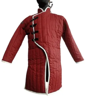 "Quilted Viking Gambeson – Medieval Armor Aketon Jacket – Padded Protection for Reenactment, Combat & LARP" (Small)