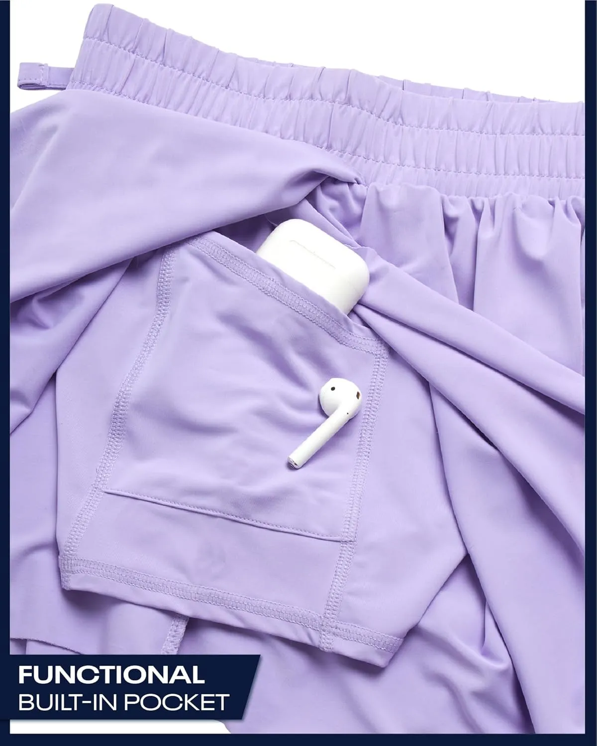 Reebok Girls Athletic Shorts - 3 Pack Lightweight Active Performance Flowy Butterfly Shorts for Girls with Elastic Waistband