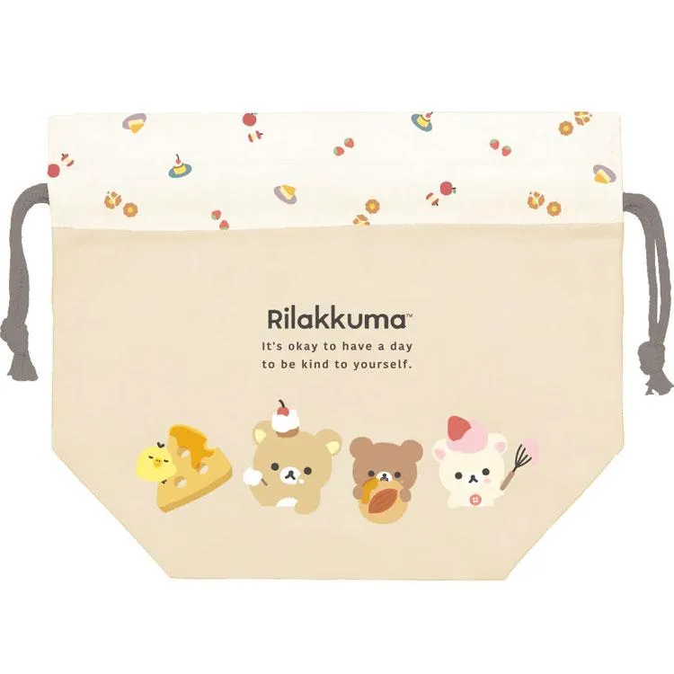 [Rilakkuma] Lunch Kinchaku Pouch San-X Official Japan 2024