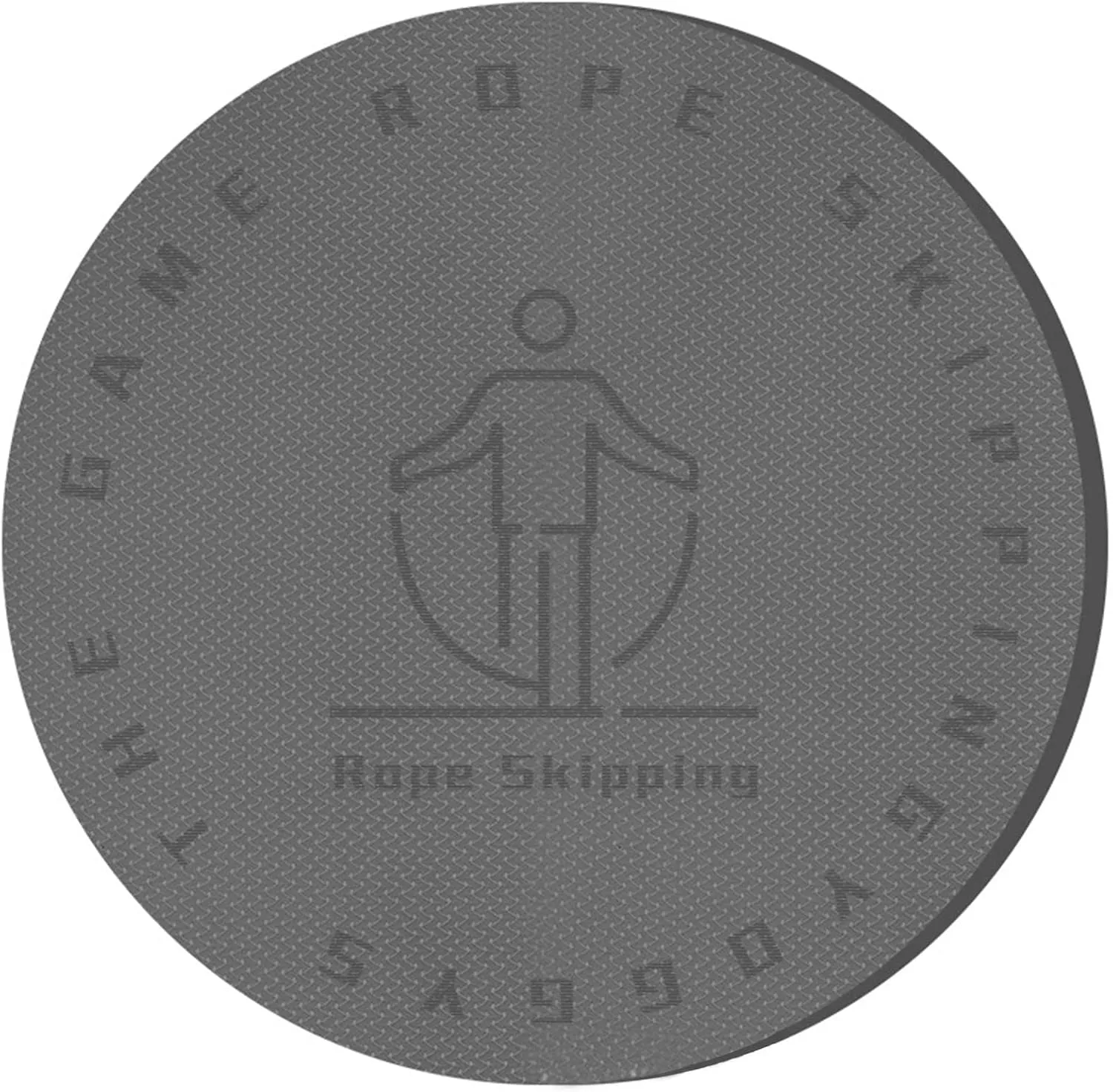 Round Jump Rope Mat Fitness Exercise Mat,Non-Slip,Indoor Outdoor Padded Mat,Shock Absorbing Mat for Cross Rope Exercise Workout, Workout Padded Mat,Round Mat Workout Mat with Design