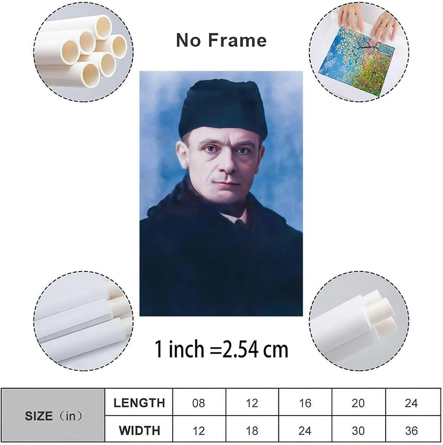 Rudolf Steiner Poster 3 Canvas Painting Posters And Prints Wall Art for Living Room Bedroom Decor 24x36inch(60x90cm)