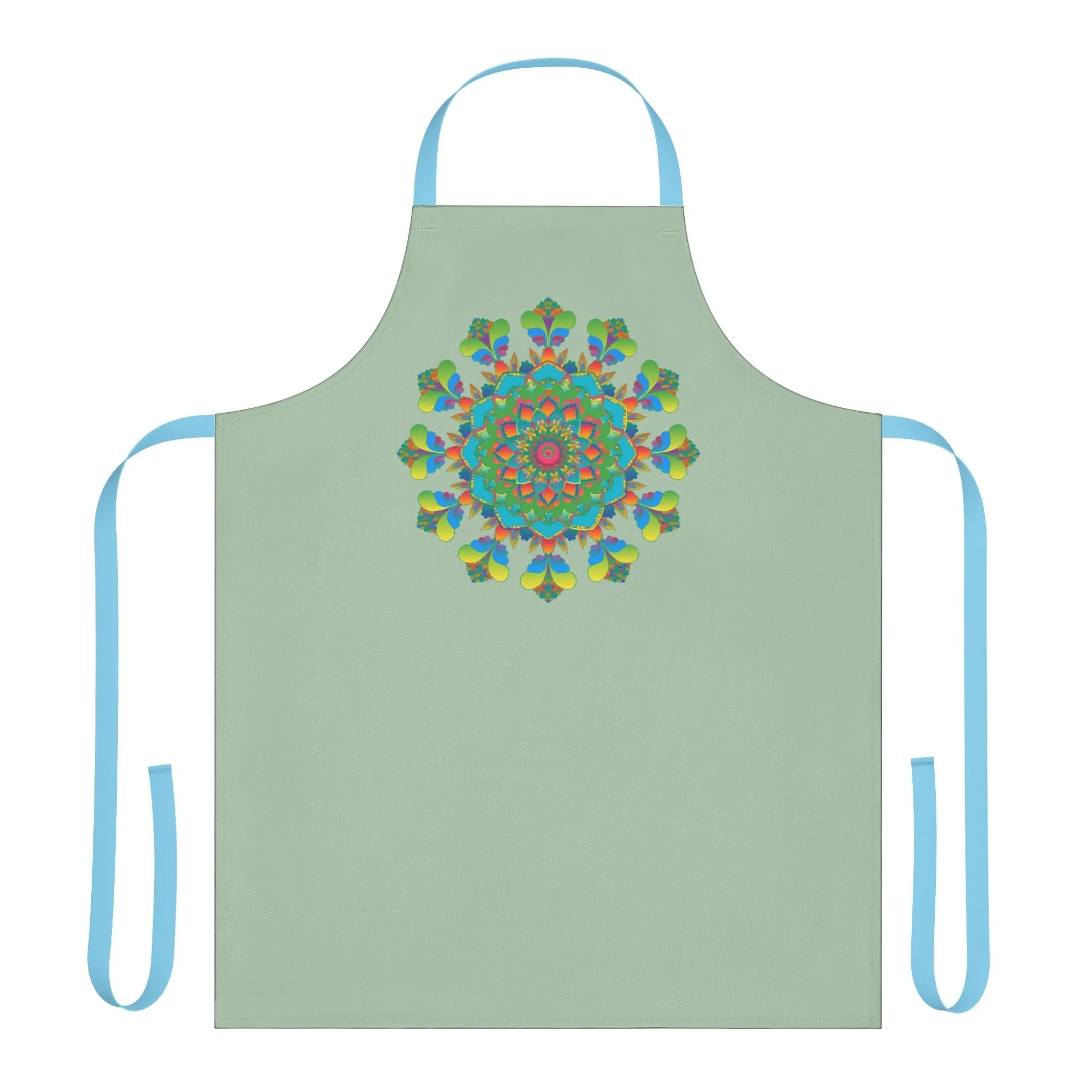 Sage Green Mandala Kitchen Apron