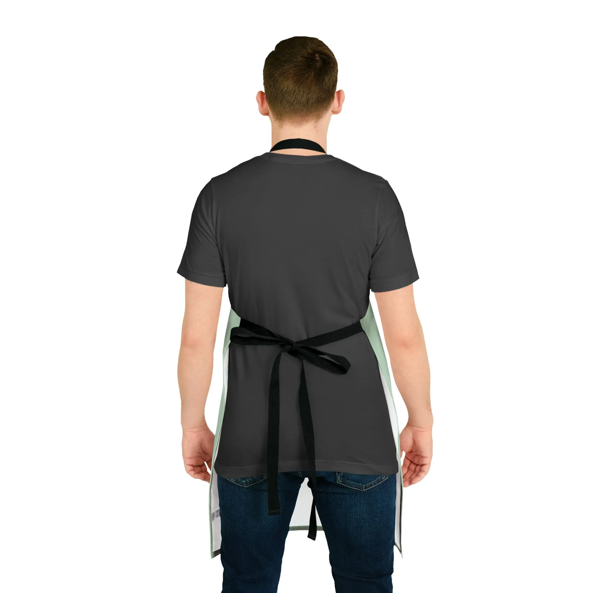 Sage Green Mandala Kitchen Apron