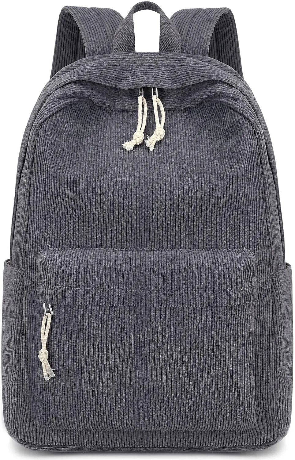 School Backpack for Teens Large Corduroy Bookbag Lightweight 17 inch Laptop Bag for Girls Boys Casual High School College