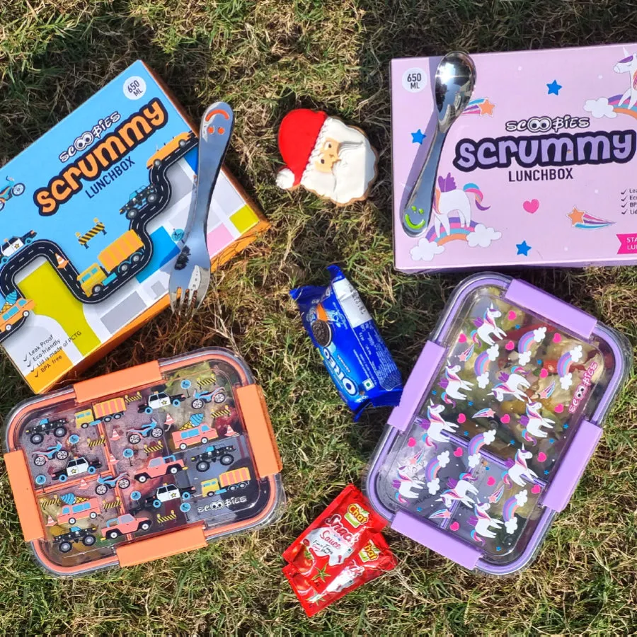 Scrummy Lunchbox - Speedlicious Yummy Tummy (Car Theme)