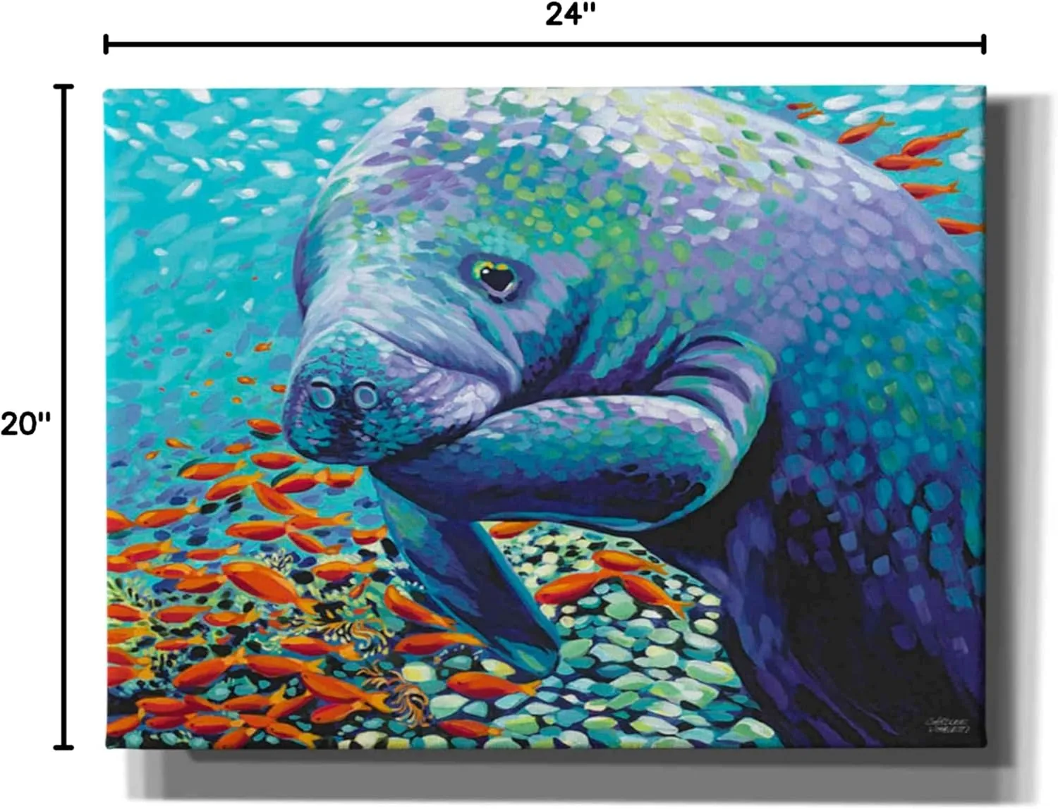 'Sea Sweetheart II' by Carolee Vitaletti Canvas Wall Art, 24"x20"