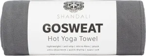Shandali GoSweat Non-Slip Hot Yoga Towel with Super-Absorbent Soft Suede Microfiber in Many Colors, for Bikram Pilates and Yoga Mats.