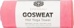 Shandali GoSweat Non-Slip Hot Yoga Towel with Super-Absorbent Soft Suede Microfiber in Many Colors, for Bikram Pilates and Yoga Mats.