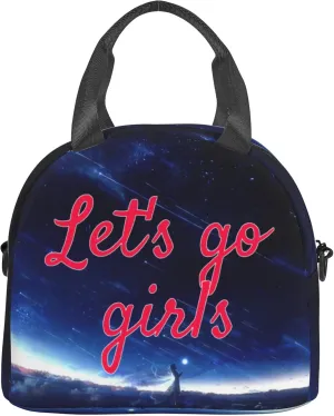 Shania Music Twain Men Women Lunch Bag Insulated Reusable Handheld Crossbody Portable Lunch Box Adult Lunch Box Suitable For Office Work Travel, Black