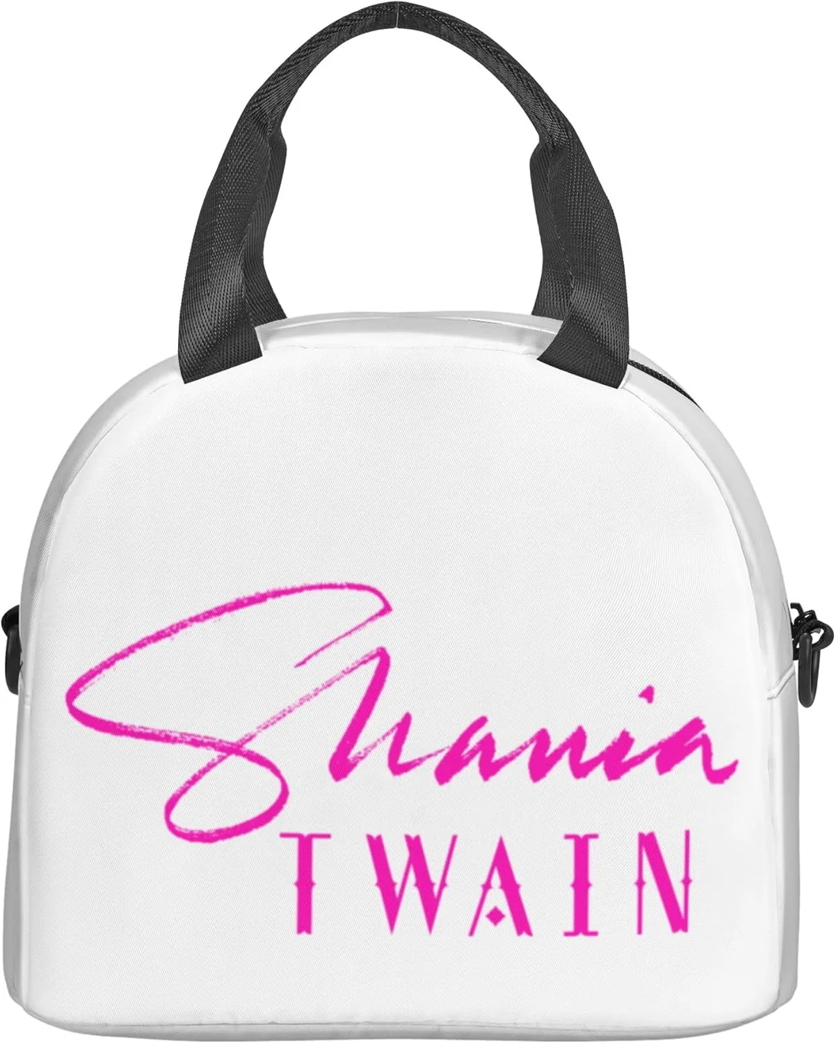 Shania Music Twain Men Women Lunch Bag Insulated Reusable Handheld Crossbody Portable Lunch Box Adult Lunch Box Suitable For Office Work Travel