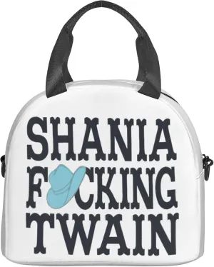 Shania Music Twain Men Women Lunch Bag Insulated Reusable Handheld Crossbody Portable Lunch Box Adult Lunch Box Suitable For Office Work Travel