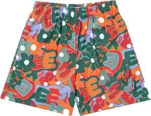 Shorts Breathable Mesh Drawstring Print Shorts Casual Workout Gym Basketball Running Short Pants