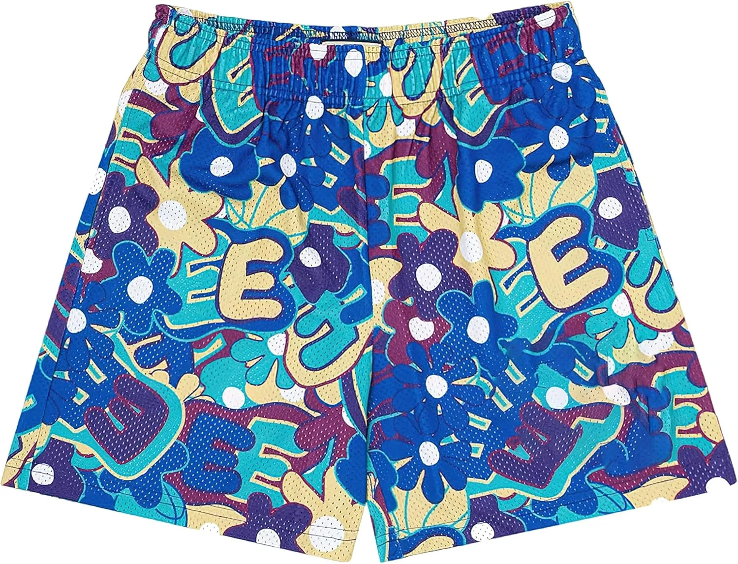 Shorts Breathable Mesh Drawstring Print Shorts Casual Workout Gym Basketball Running Short Pants