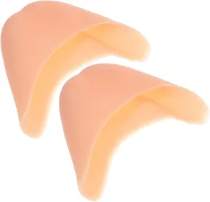 Silicon Ballet Shoes Toe Caps Nude for Ballet Dance Forefoot Pads for Comfort Designed to Front Half Sole and Toes for Dancers and Performers