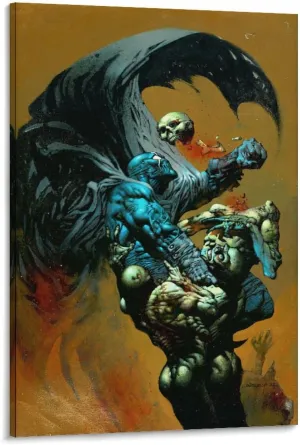 Simon Bisley Grendel Art Print Illustration Poster Canvas Poster Wall Art Picture Prints Hanging Photo Decor Home Posters Artworks 12x18inch(30x45cm)