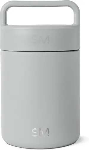 Simple Modern Food Jar for Hot Food | Reusable Stainless Steel Vacuum Insulated Leak Proof Lunch Storage for Smoothie Bowl, Soup, Oatmeal | Provision Collection | 12oz | Ice Gray
