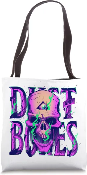 Skull Skeleton Streetwear Urban Street Wear Dust And Bones Tote Bag