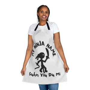 Soon You Do Me My Ninja Name Apron, 5-Color Straps (AOP)