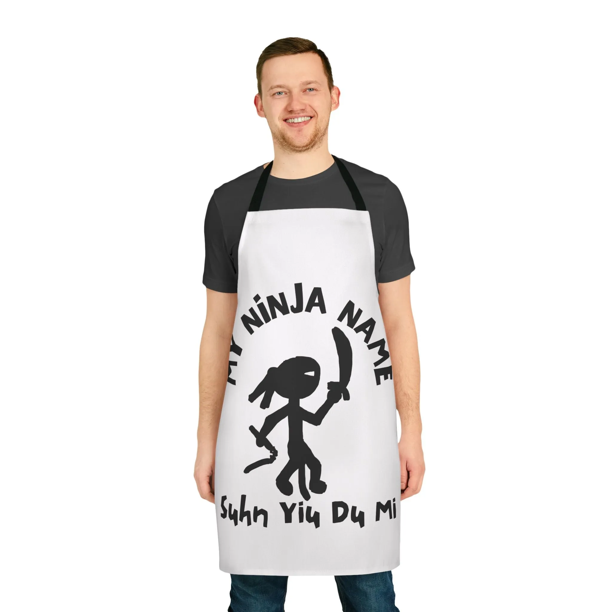 Soon You Do Me My Ninja Name Apron, 5-Color Straps (AOP)