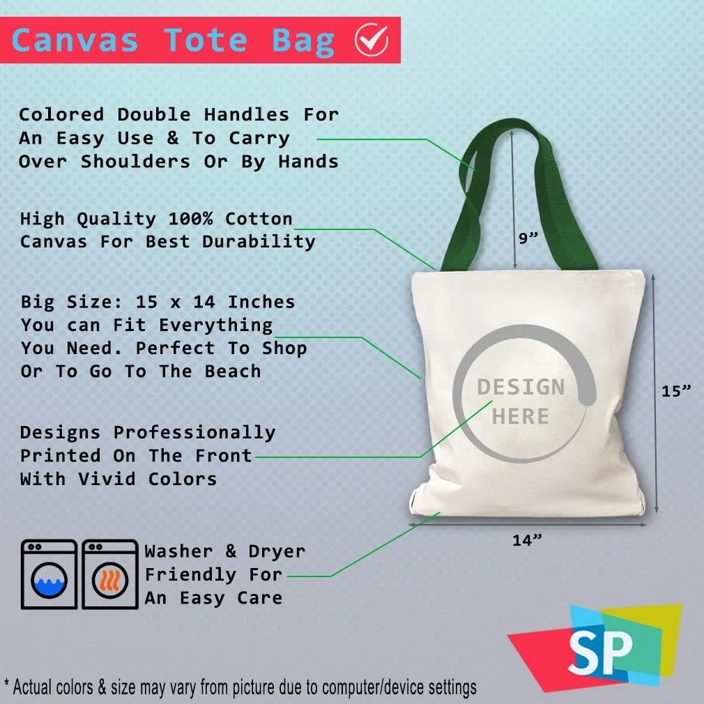 Speedy Pros Canvas Tote Bag for Women This Little Light of Mine I'M Gonna Let It Shine Inspiration