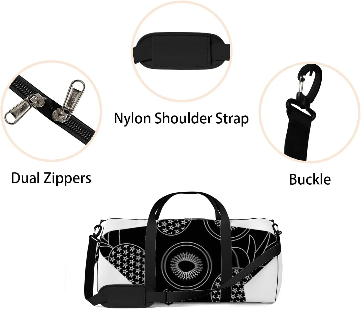Sports Gym Bag for Women and Men Waterproof Fruit Pineapple Kiwi Fresh Duffel Bag Lightweight Carryon Traveling Boarding Gripsack