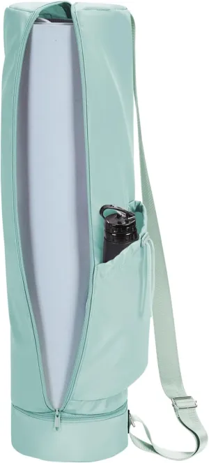 sportsnew Yoga Mat Bag, Full Zip Cargo Yoga Mat Carrier Bag with Drawstring Water Bottle Pocket and Bottom Wet Pocket, Exercise Yoga Mat Carrier Holder Multi-Functional Storage Bag patent pending
