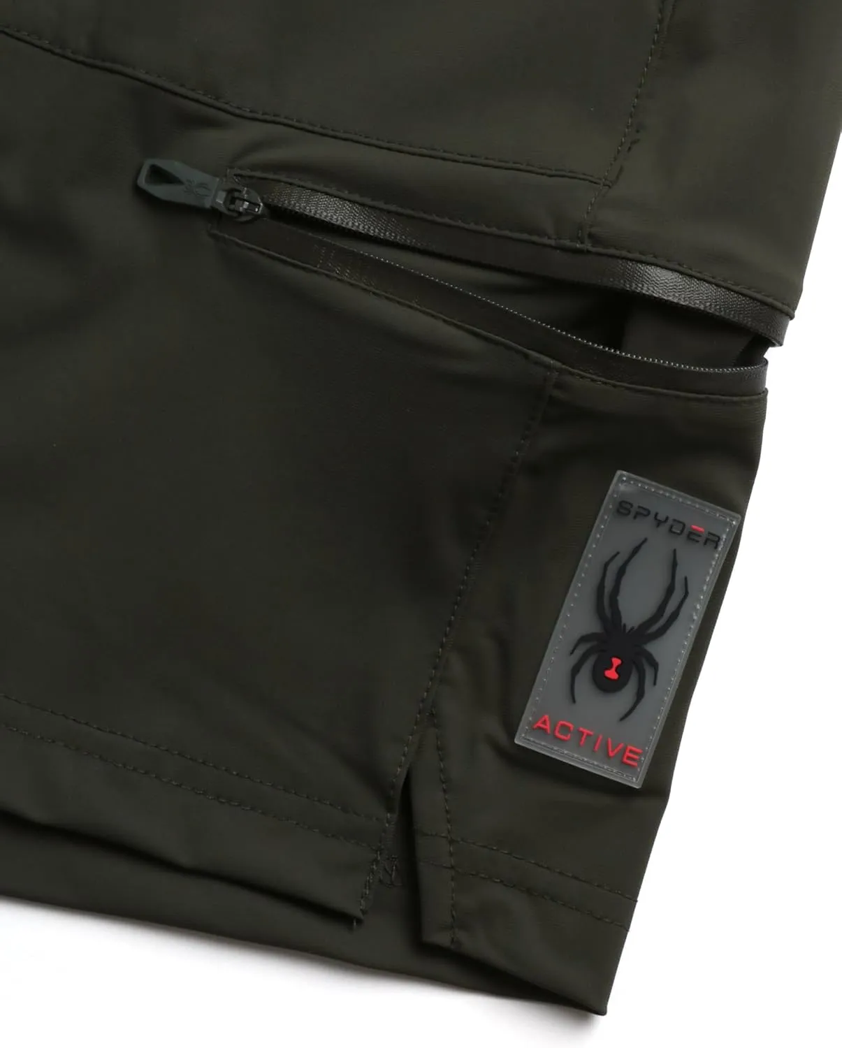 Spyder Mens Athletic Shorts - Quick Dry 8'' Inseam Workout Gym Shorts for Men with Zip Pockets and Drawstring (Sizes: S-XL)